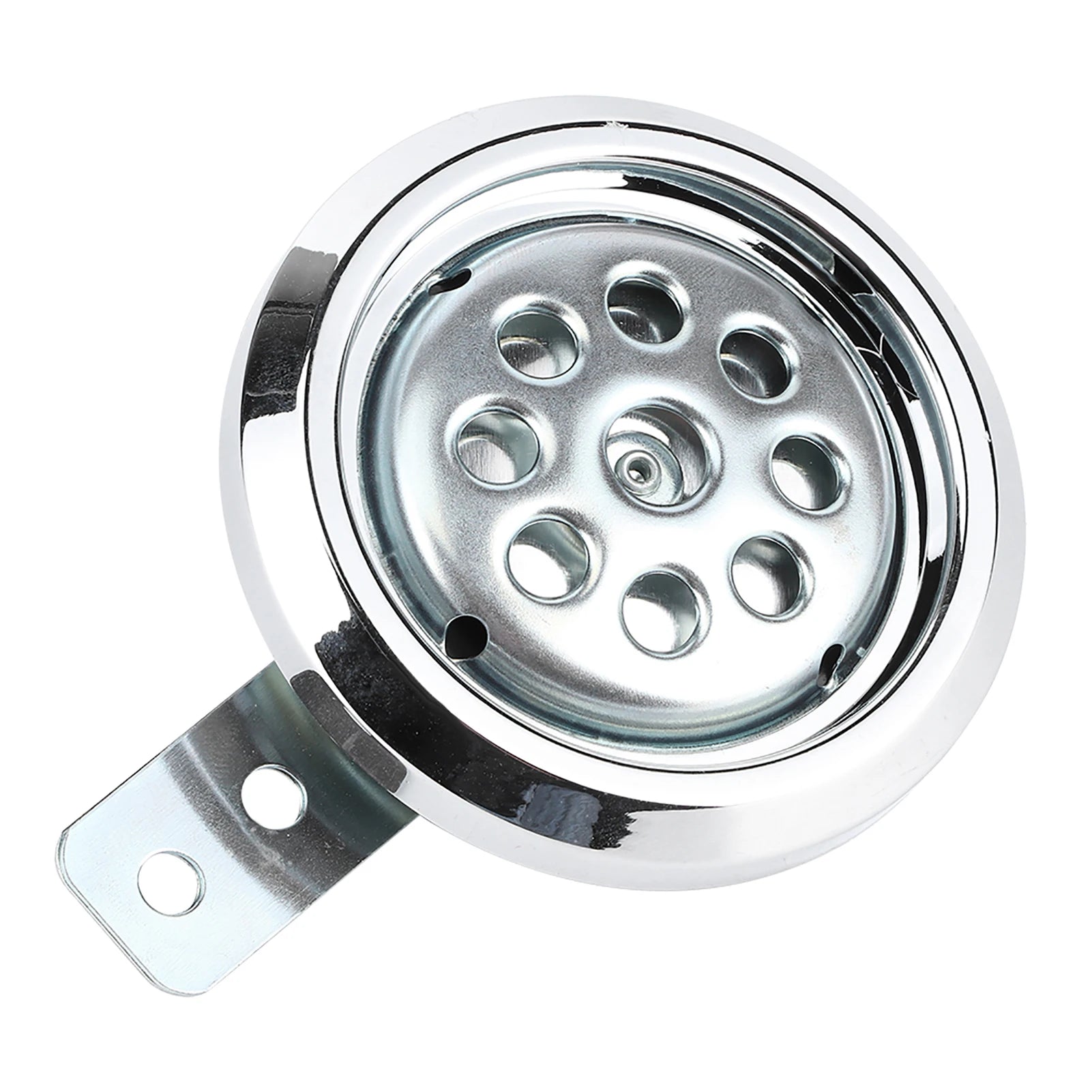 Chrome Cover Motorcycle Horn Universial Motorcycle Horn Waterproof 105dB Loud 12V 85mm W/Honeycomb Chrome Cover Motor Accesories Qme