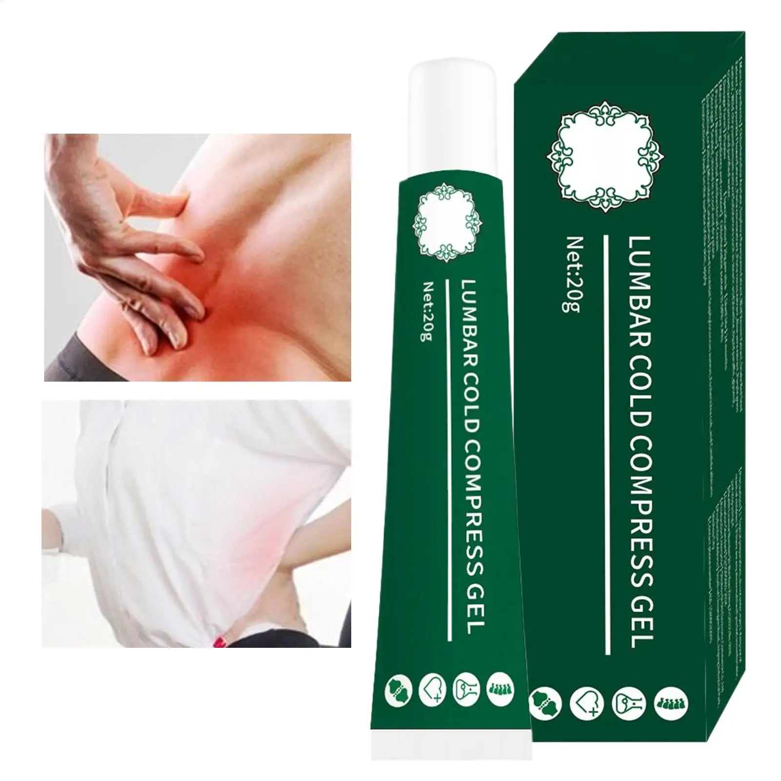 Soothing Relief Cream 20g Skin Relief Joint Gel Portable Cool Lotion for Muscle Joint Care Skin Back Knee Massage Travel Nursing Qme