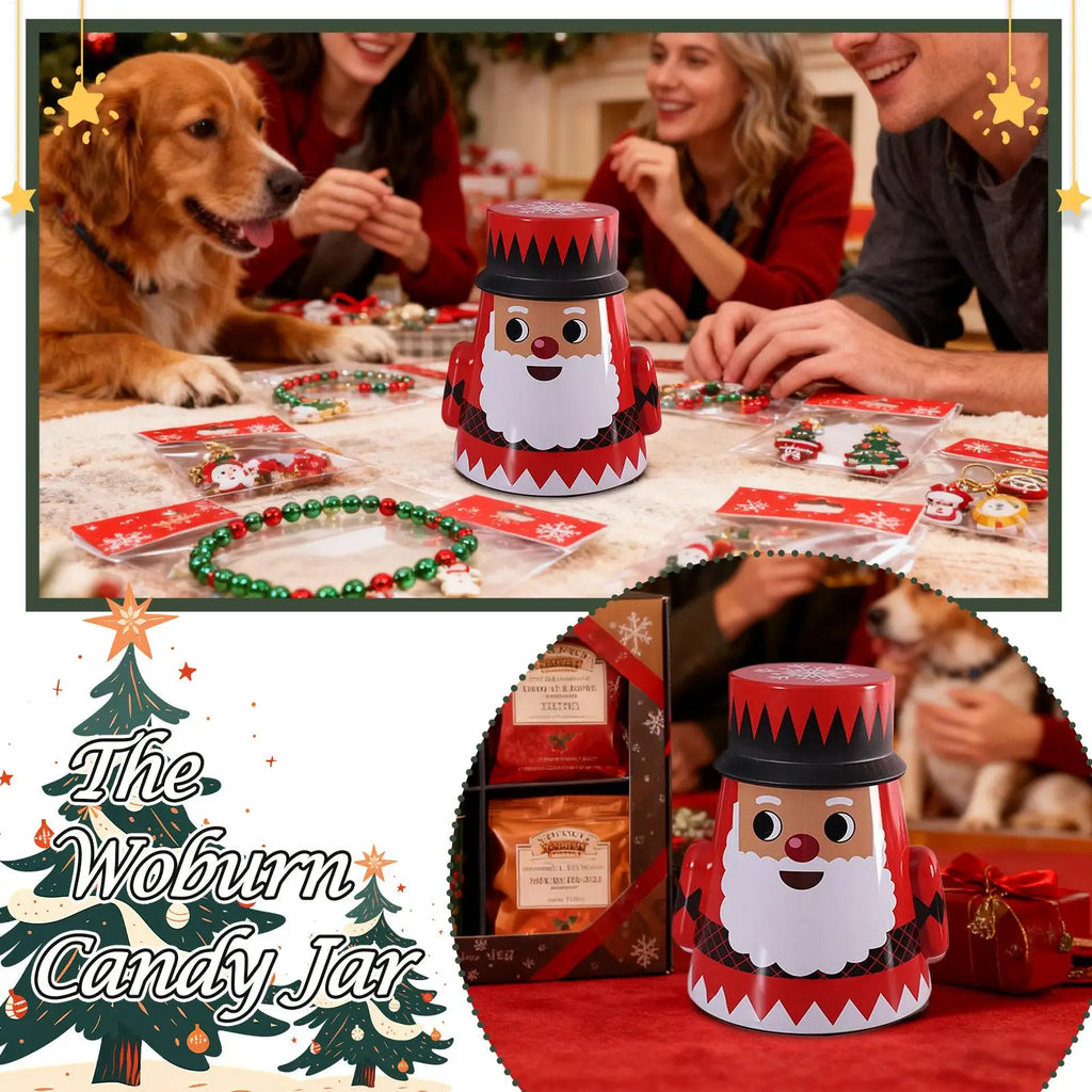 Christmas Jars Airtight Food Storage Container Decorations Snack Qme