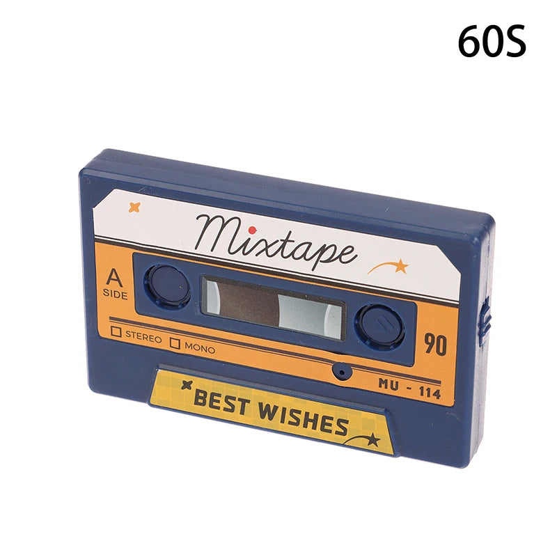 Creative Plastic Voice Recording Cassette Tape 60/300 Seconds Voice Recorder Greeting Card Small gifts Qme style 10
