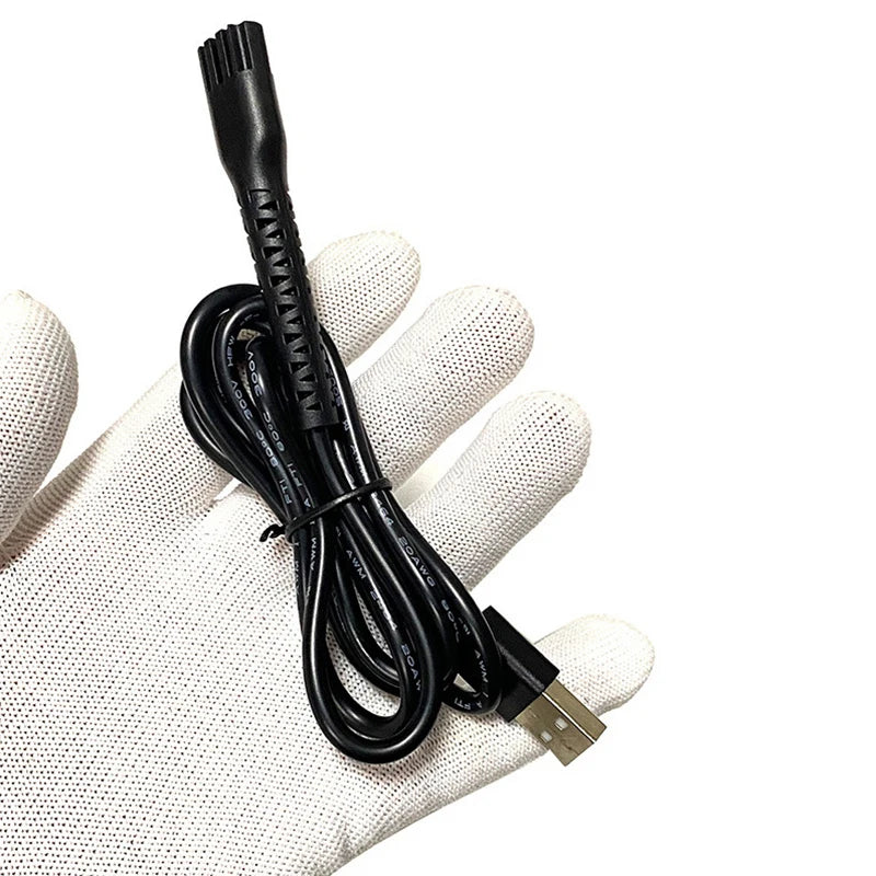 5V USB Charging Cable Adapter Electric Hair Clippers Power Supply Qme