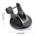 DashcamMount Universal Camera Suction Mount 180 Degree Adjustable Dash Cam Holder For Car Dashboard Windshield Driving Recorder Qme Black