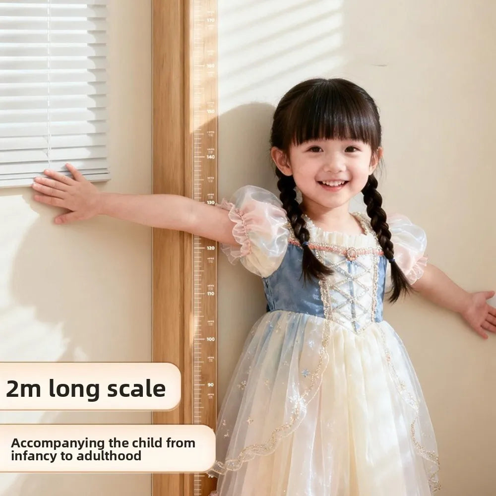 2m Writable PVC Wall Height Measuring Sticker Removable Self Adhesive Decor For Household Space Body Height Recording Qme