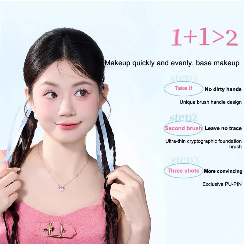 Makeup Ultra-thin Brush Foundation Traceless Sponge Powder Soft Puff Qme
