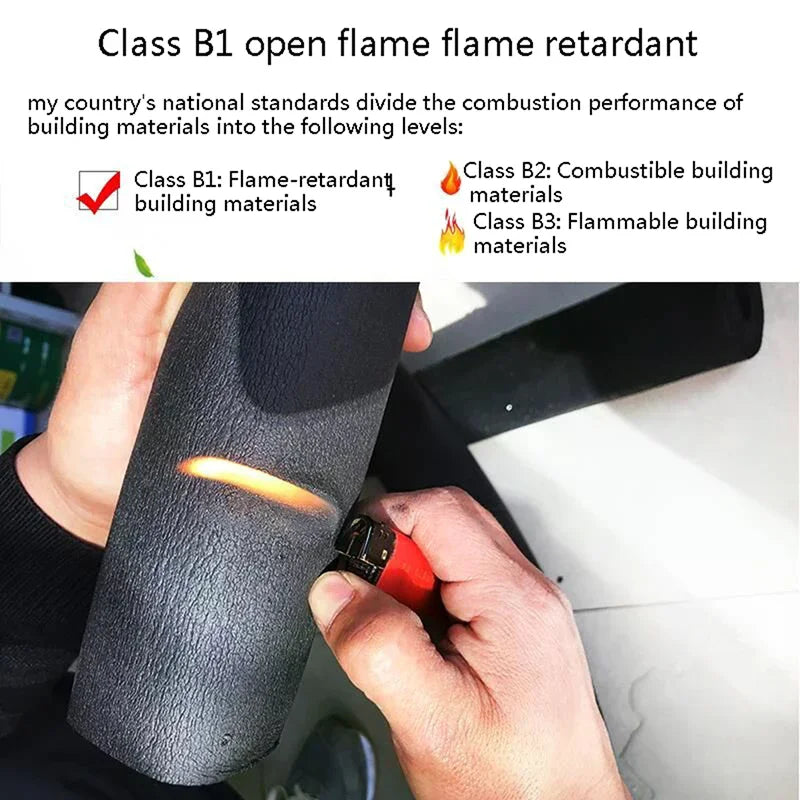 1.8M Sponge Rubber Pipe Black Waterproof Pipeline Holder Thermal Insulation Tubular Protective Sleeve For Air Conditioning Qme