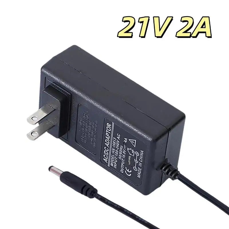 Universal Adapter Fast Charger 21V 1A 2A DC Electric Wrench Lithium Qme 21V2A