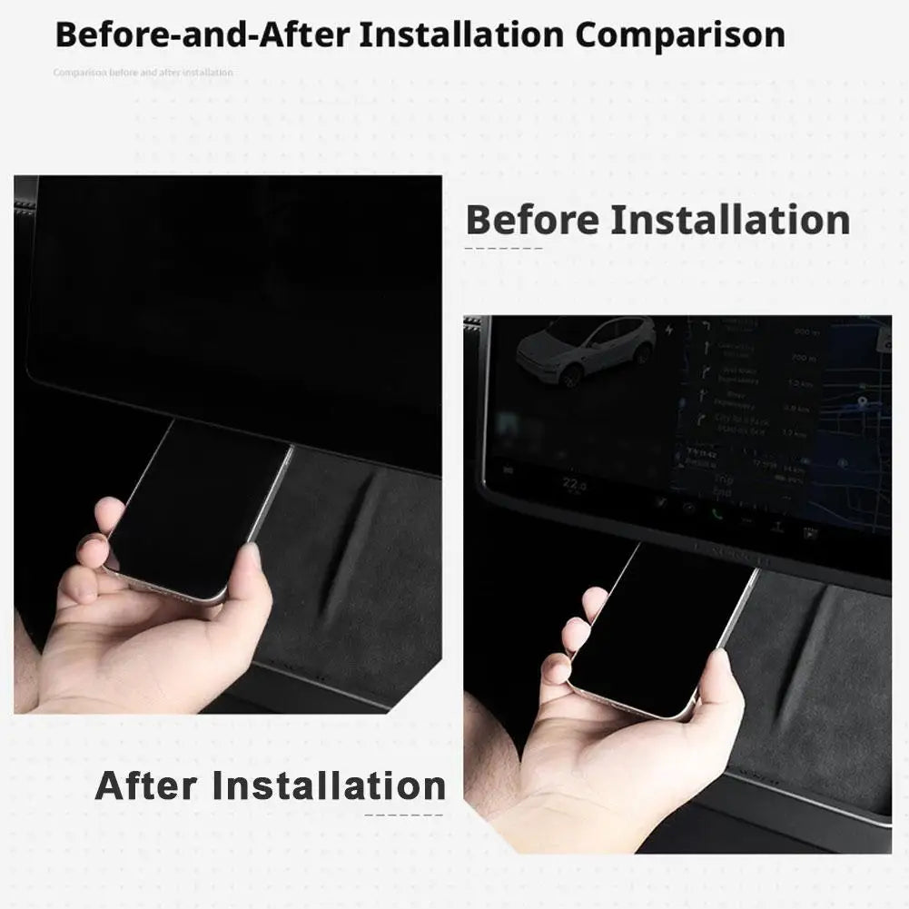 Navigation Screen Cover Tesla Model3 Y Center Console Protective Case Qme