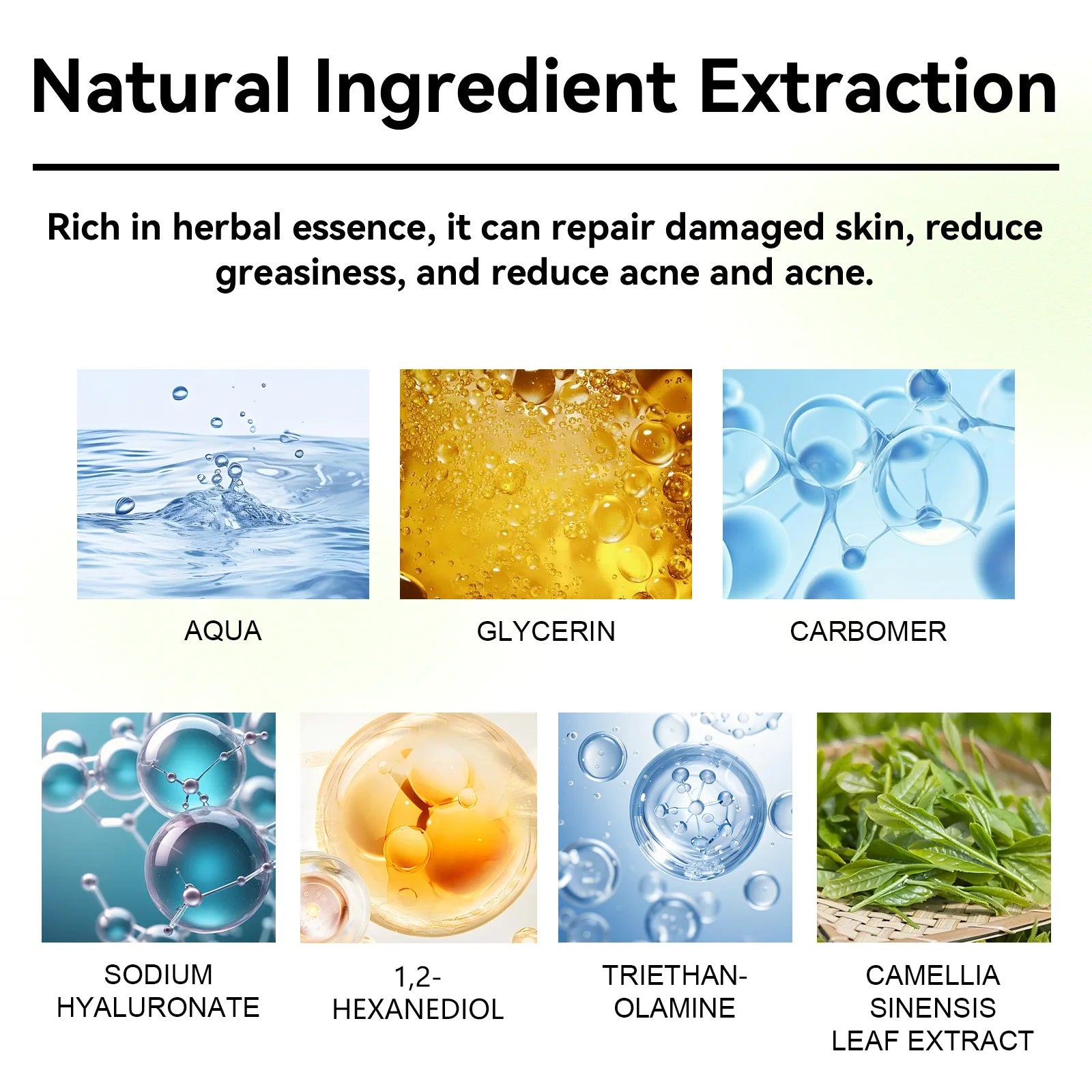 Acne Face Cream Pimple Treatment Oil Control Repair Redness Remove Blackhead Smooth Hydrating Moisturizing Pore Shrinking Serum Qme