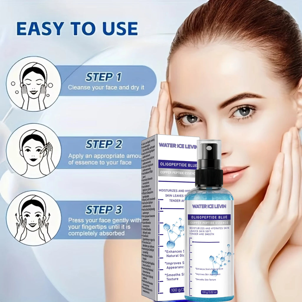 Copper Peptide Body Oil with Collagen, Moisturizing & Smoothing Skin Care Qme