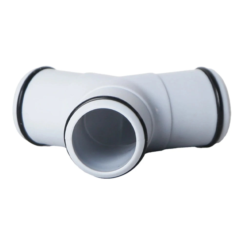 For Intex Pool Hose Connector Adapter 32mm Three-way Swimming Pool Filter Pump 1Pc Pool Accessory Replacement Pipe Qme Default Title