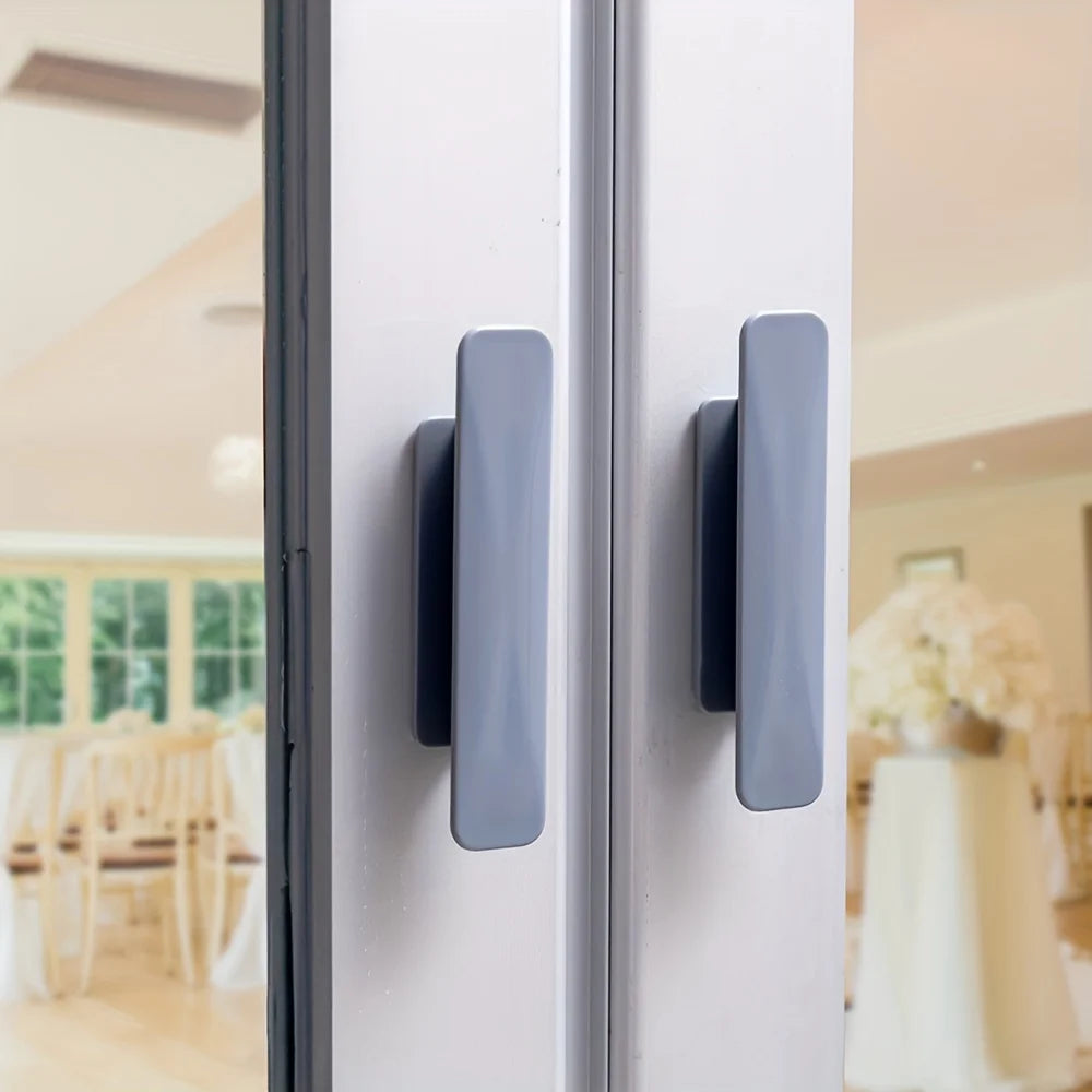 Two self-adhesive door handles, no need for punching, multifunctional handle, adhesive cabinet handle Qme