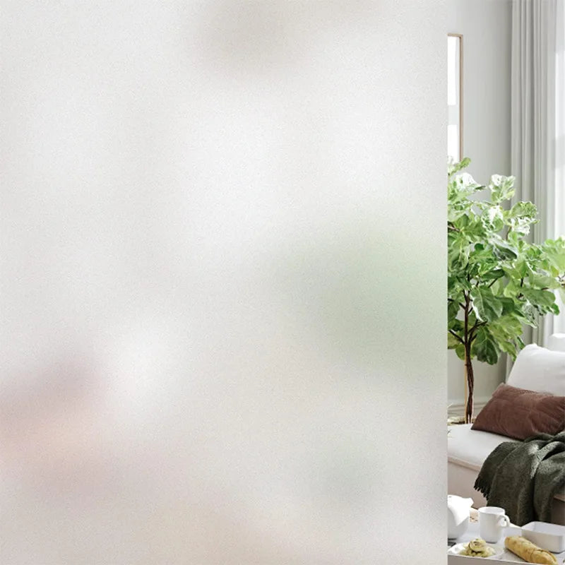 Window Film Frosted Glass Privacy Film Glue-Free Bathroom Static Sticker Sunshade Heat Insulation High Quality Home Wall Sticker Qme