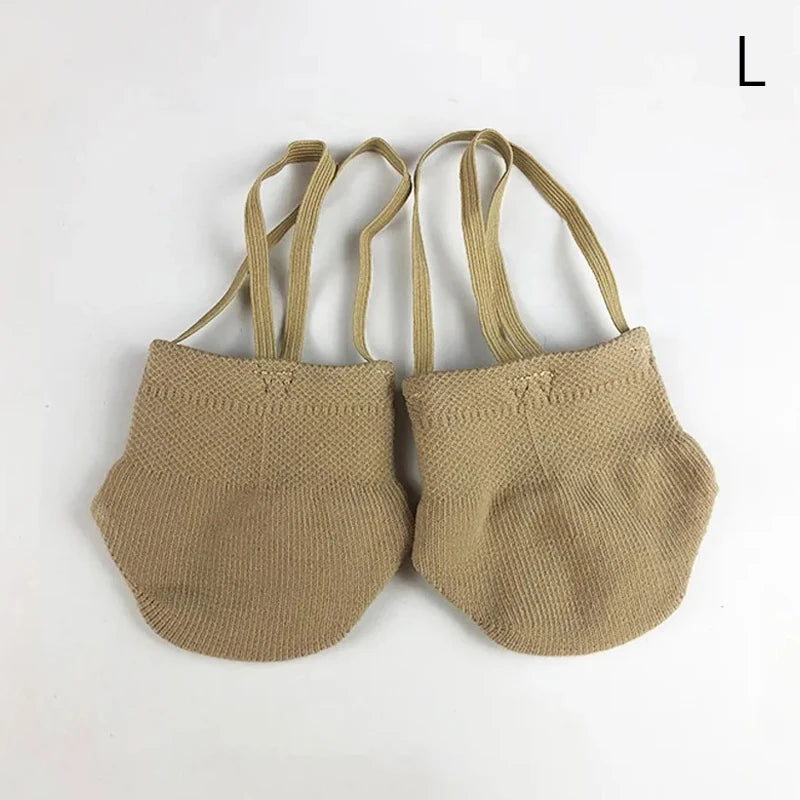 Rhythmic Gymnastics Soft Half Socks Art Gym Dance Shoes Professional Qme L