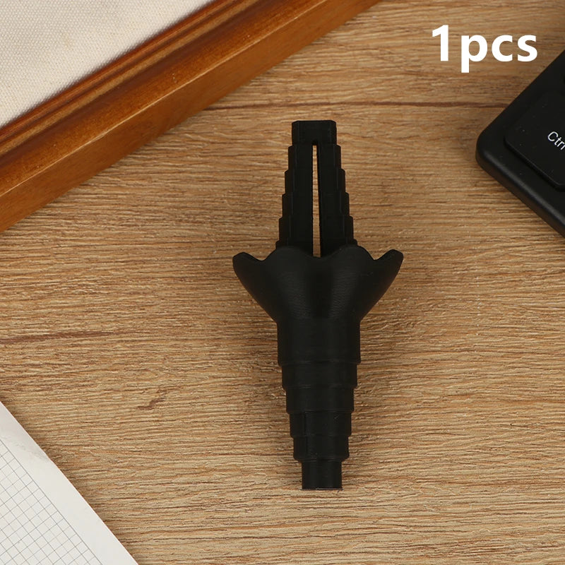 Bottle Emptying Reusable Liquid Transfer Connector No Waste Funnel Qme 1pcs Black