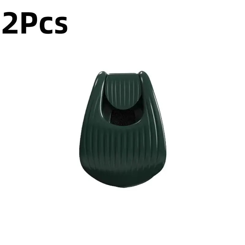 2 4 Fishing Rod Holder Fixer Clip Pole Compact Design Qme 2Pcs Green