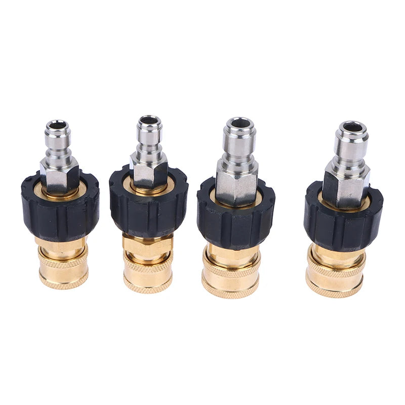 Pressure Washer Quick Connect Fittings M22 14 1 4 3 Hose Gun Adapter Qme