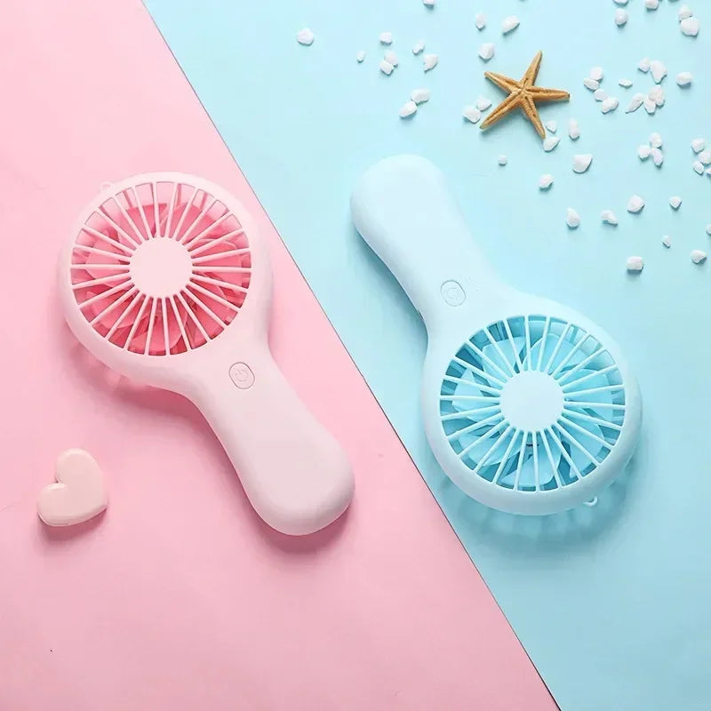 Handheld Mini Fan Portable USB Charging Convenient Creative Small Fans Catapult Pocket Hand-held Fan Qme