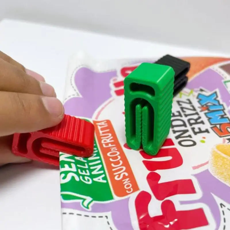 Colorful Snack Bag Clips Portable Multifunctional Food Sealing Qme