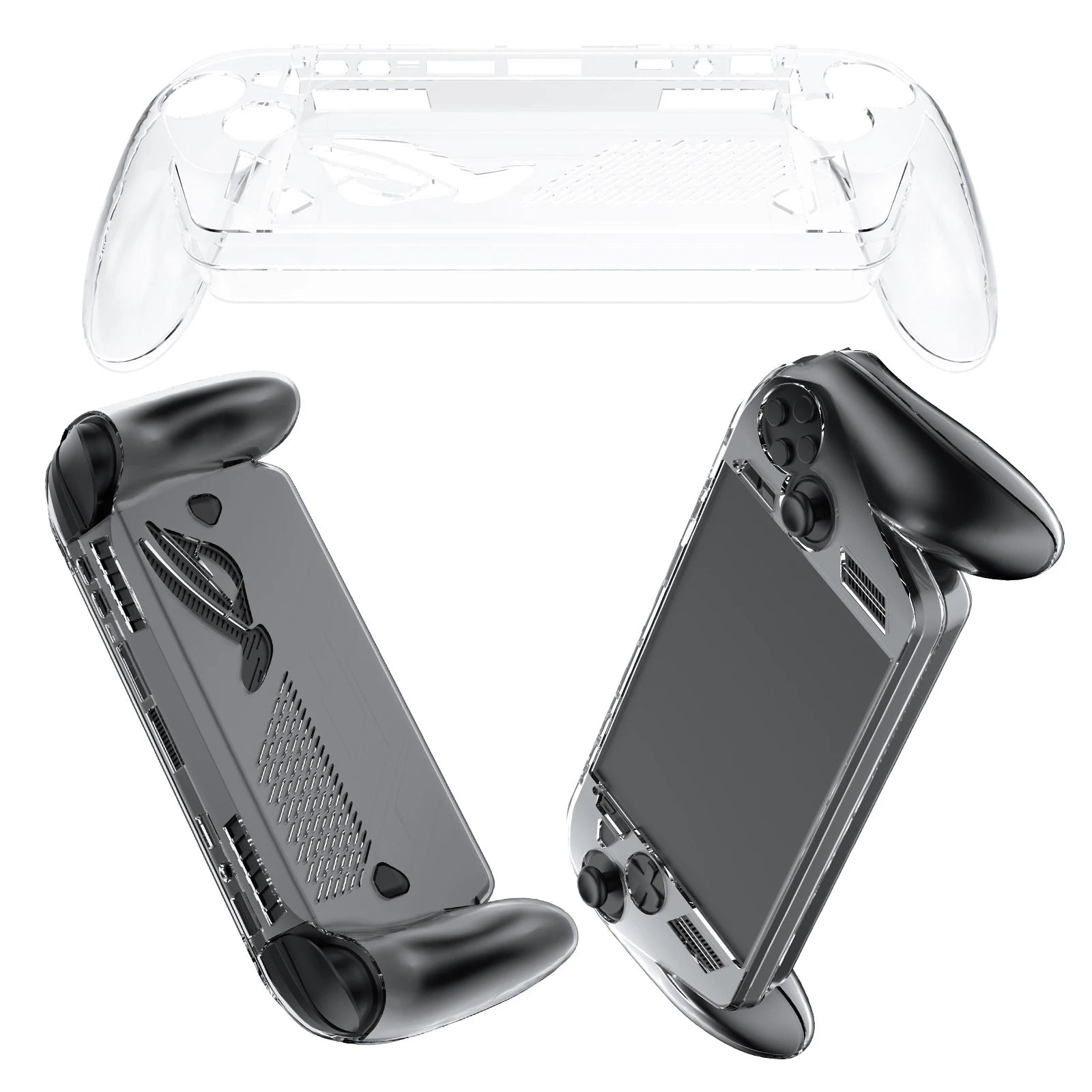 Clear Shockproof Cover Lightweight Protector Shell Sleeve Anti-Scratch Anti-Drop Compatible with ROG Xbox Ally/Ally X Console Qme