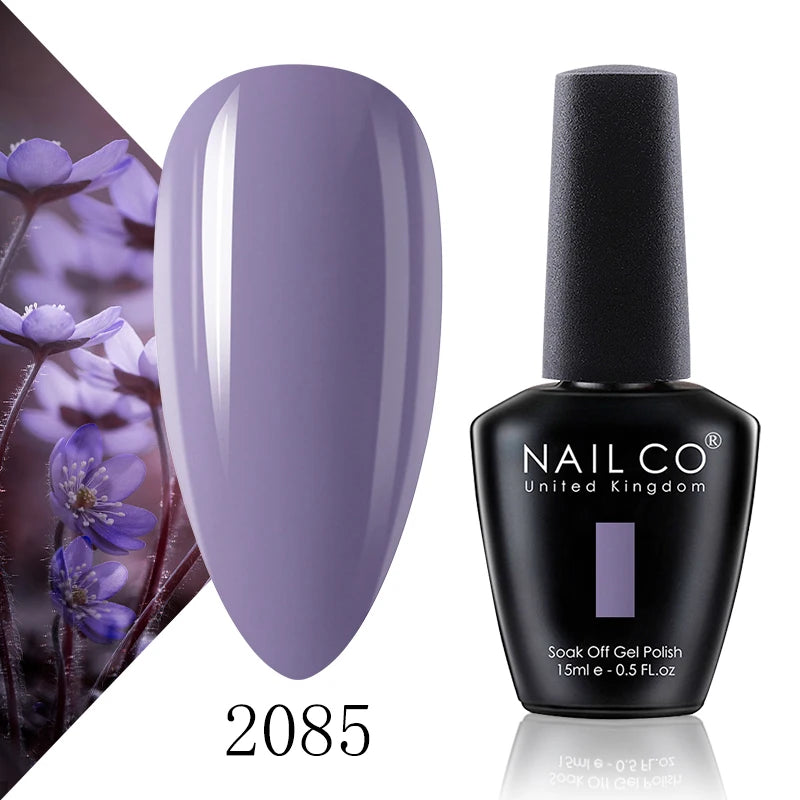 NAILCO 131 Colors Nail Gel Polish Off LED Semi Permanant Art Hybrid