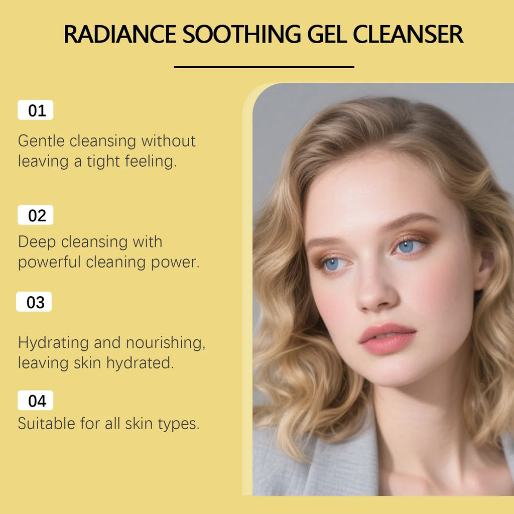 Kojic Acid & Niacinamide Face Wash Brightening Facial Cleanser for Dark Spots & Glowing Skin Evens Skin Tone Acne Scar Care Qme