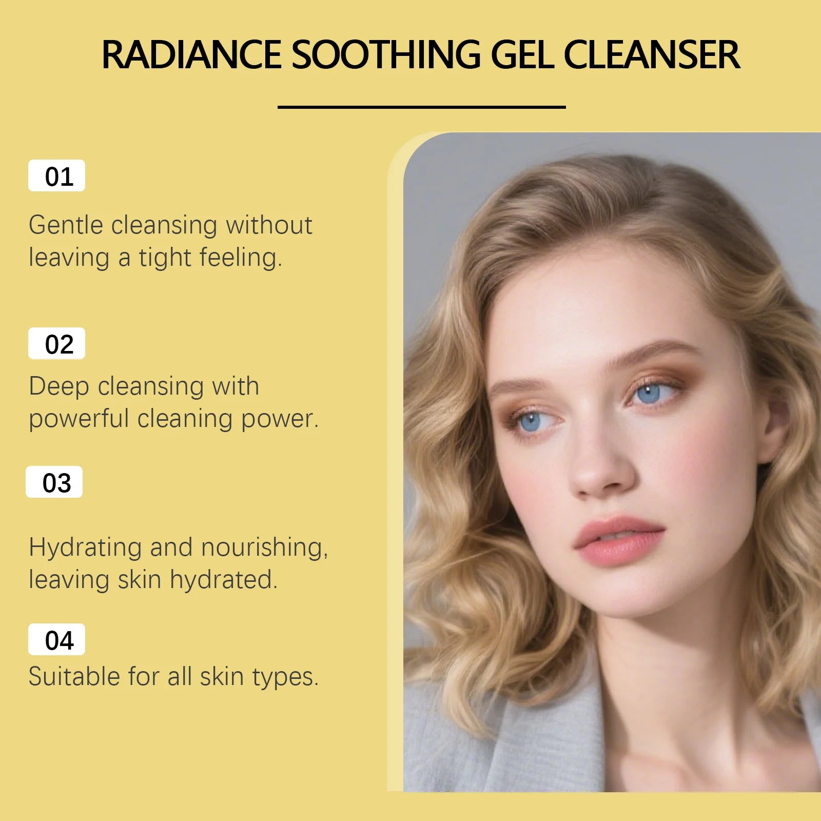 Kojic Acid & Niacinamide Face Wash Brightening Facial Cleanser for Dark Spots & Glowing Skin Evens Skin Tone Acne Scar Care Qme
