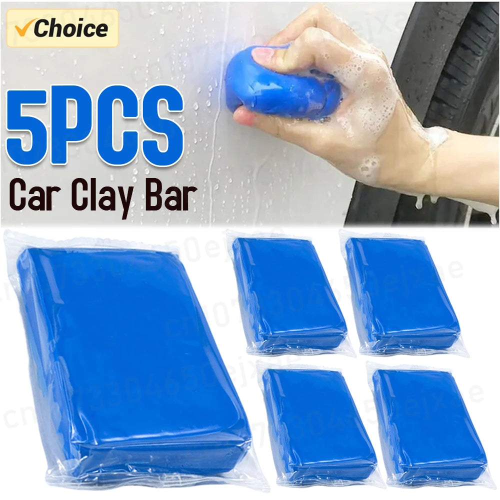 Blue Car Plasticine Car Detailing Cleaning Magic Clay Bar Auto Washing Super Clean Car Paint Maintenance Cleaning Supplies Qme