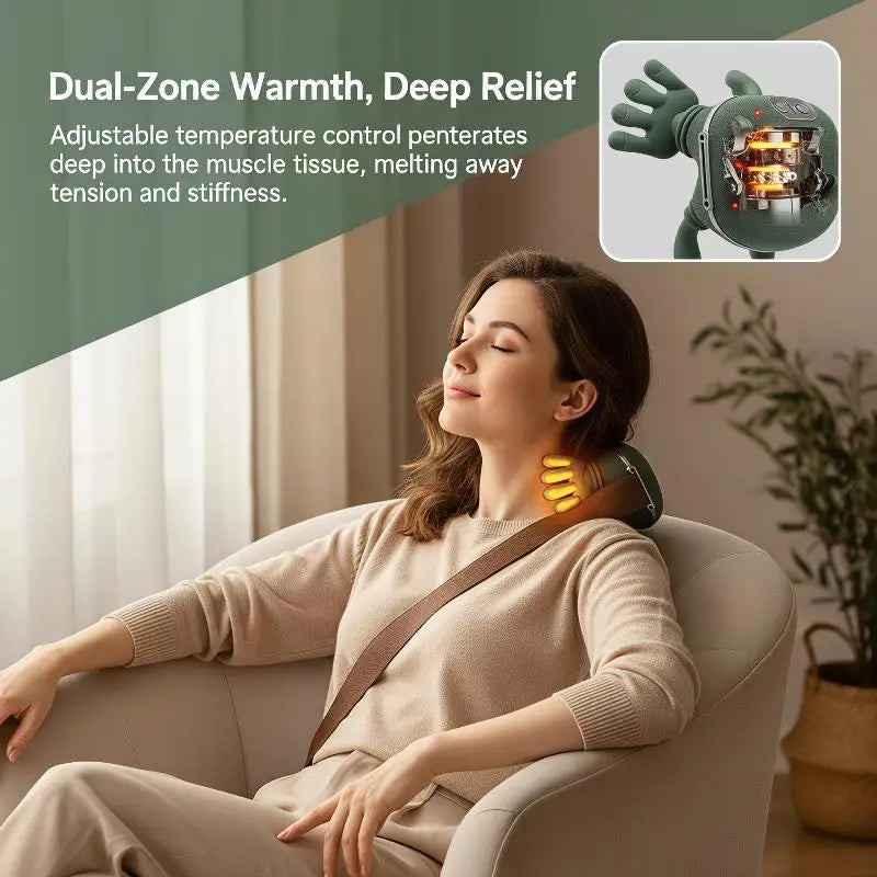 Bionic Finger Trapezius Muscle Relax Massager Deep Tissue Neck Qme