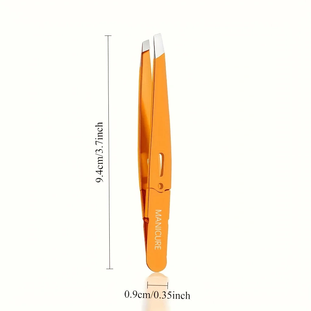 Professional Precision Tweezers Hair Removal High-precision Slant Tip Qme