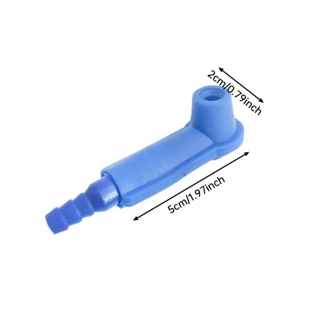 Brake Oil Extraction Hose Connector Car Brake Fluid Bleeder Tube Joint Auto Brake Oil Change Tool Accessory Qme