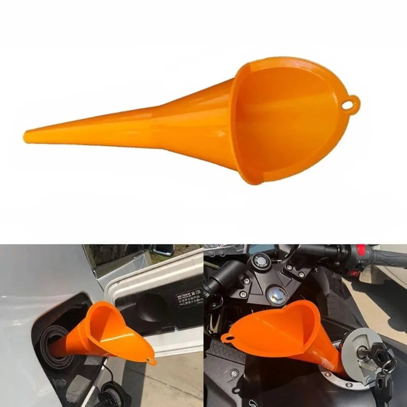 Refueling Funnel Hand Support Long Mouth Add Oil Fuel Treasure Qme