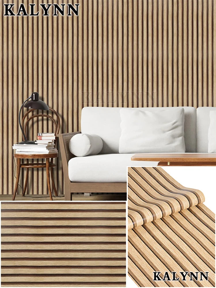 Wood Grating Wallpaper Self-adhesive Removable Peel Stick Wall Paper Qme 1002A 5mx45cm(196.8x7.8in)