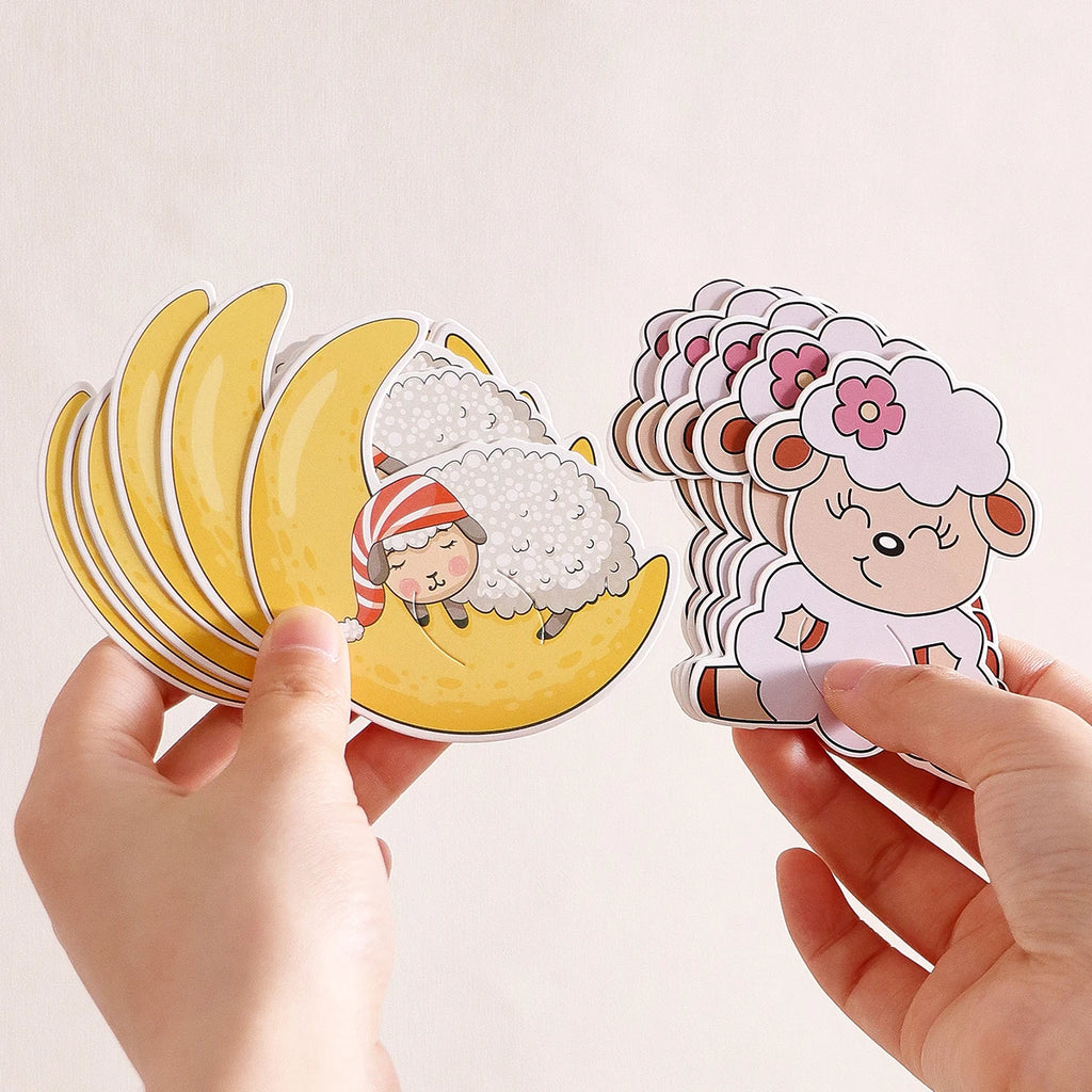 30 Pieces/Pack Eid Al-Adha Party Favors, Lamb-Shaped Candies and Snacks, Paper Cards and Lamb-Shaped Decorative Paper Qme