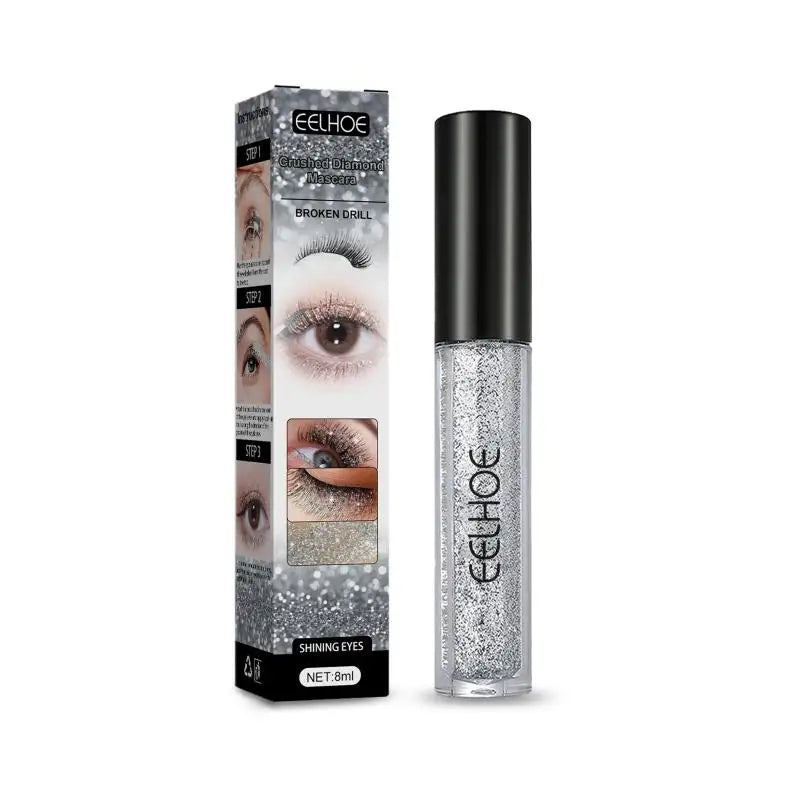 Mascara Waterproof Length Volumizing Long Lasting Sparkle Curl Qme