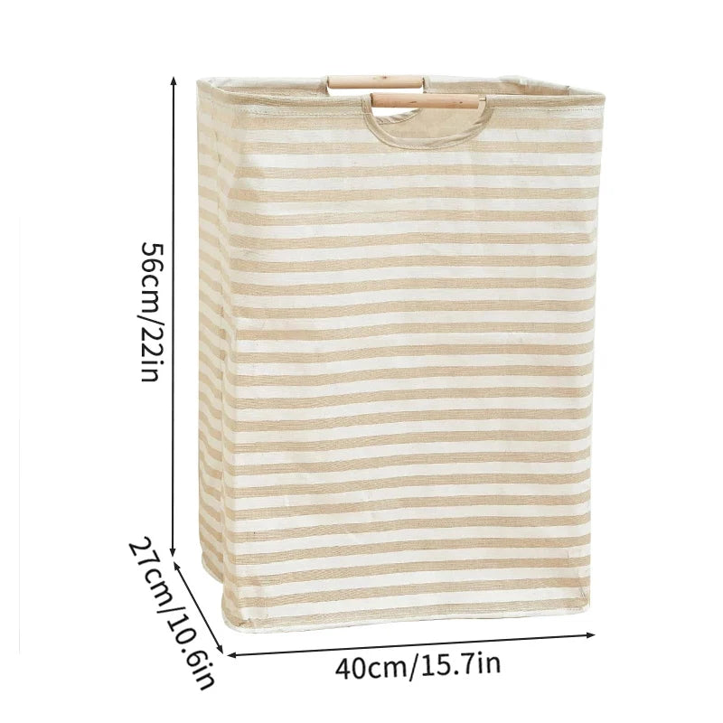 Waterproof Laundry Basket Cotton Linen Dirty Clothes Baskets Laundry Organizer Foldable Sundries Storage Bag Foldabling Hamper Qme