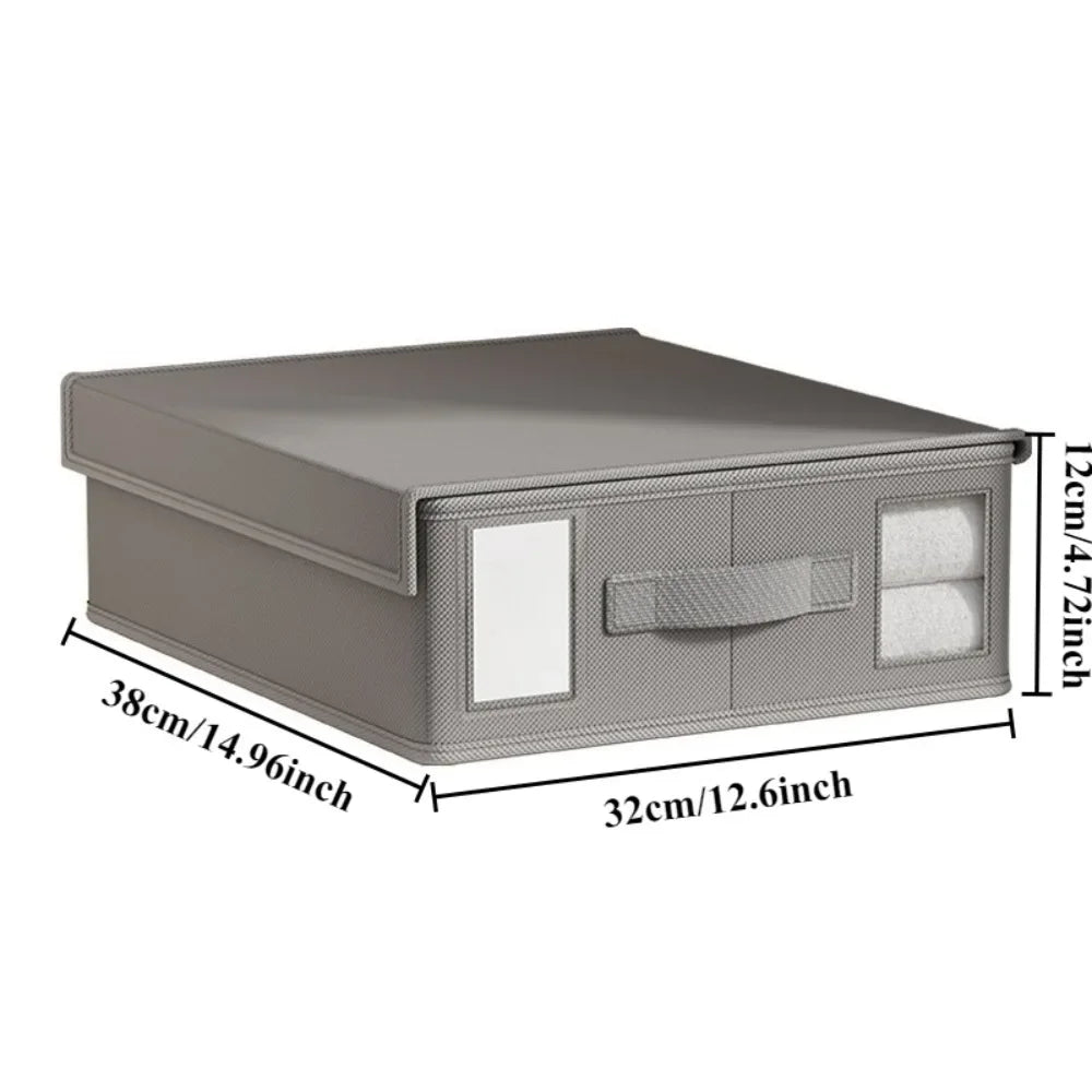 Creative Bed Sheet Storage Box Clothing Fabric Organizer Wardrobe Qme