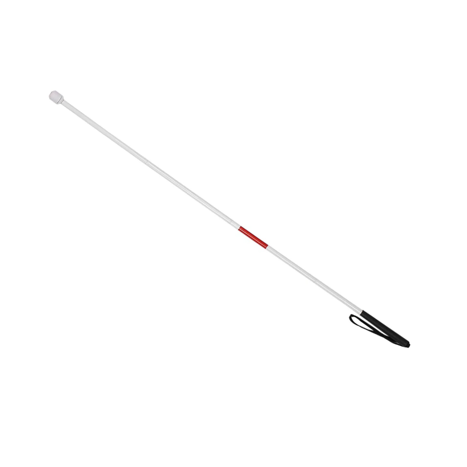 127cm 4-Sections Aluminum Alloy Folding Cane Walking Stick For The Blind Folding Cane Blind Walking Stick Folding Walking Stick Qme