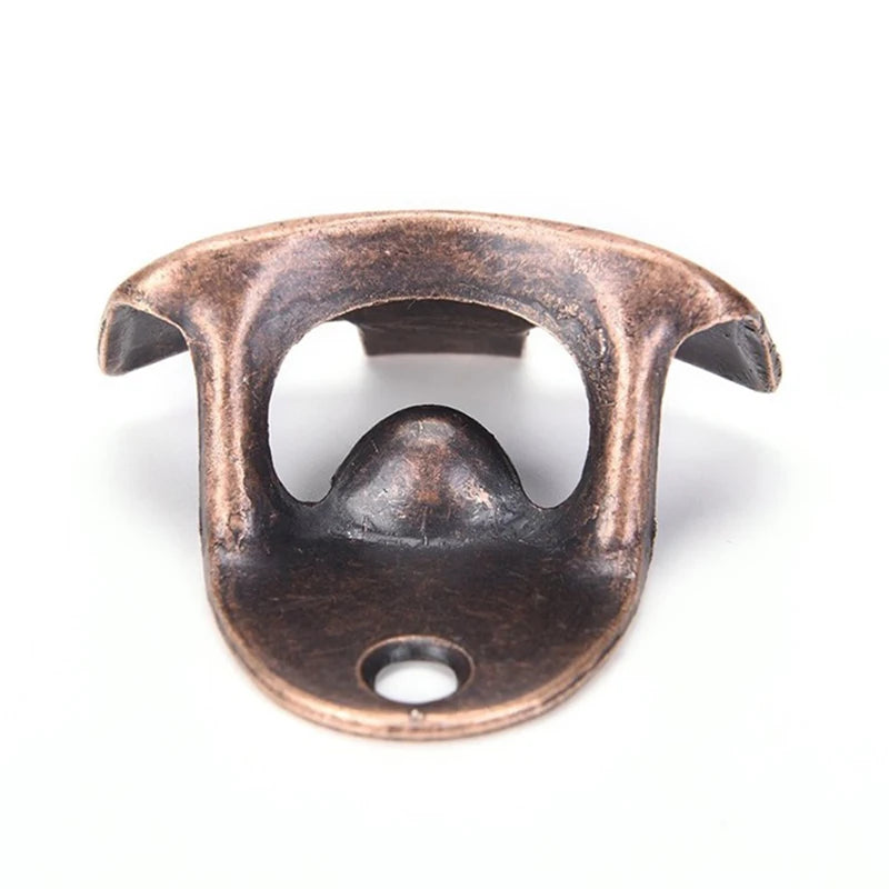 1Set Vintage Wall Mounted Wine Beer Bottle Opener Tool Keyring Bar Drinking Kitchen. Qme