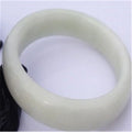 Real Grade A Natural Jade Bangle Women Healing Jewelry Genuine Chinese Jades Stone Bangles Jadeite Bracelet Girlfriend Mom Gifts Qme white 58-62mm