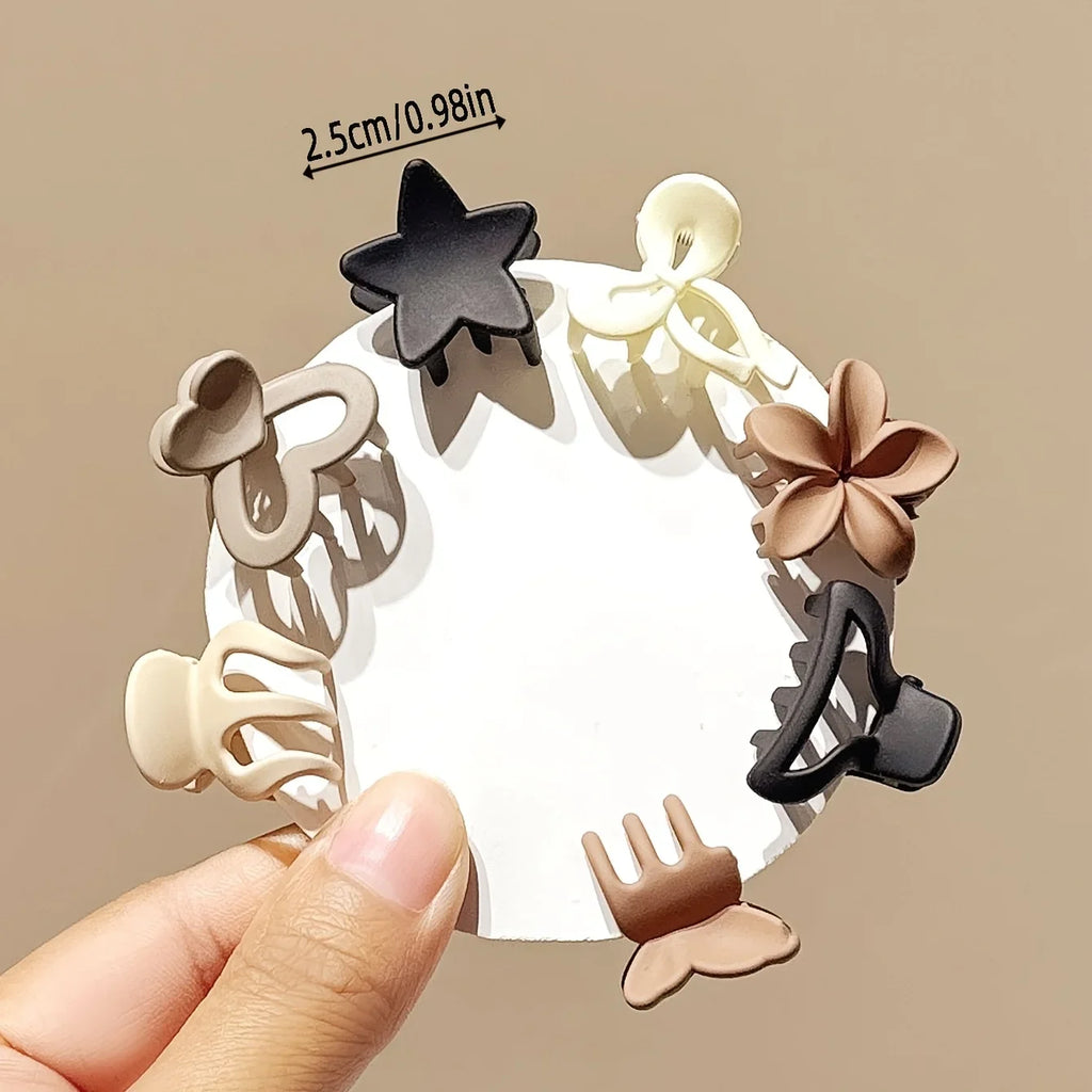 10/20/30PCS Beige Mixed Pack Small Clips, Cute Girl Accessories - Perfect for Daily Use, Special Occasions, or Travel Gifts Qme