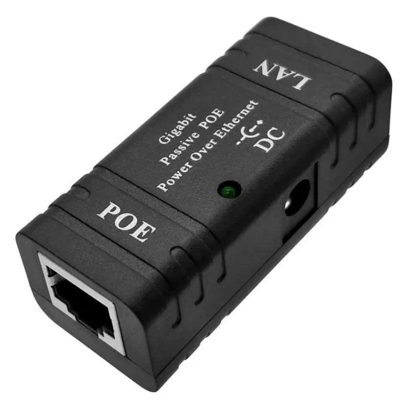 5pcs 1000 Mbps 5V 12V 24V 48V/1A POE Injector Power Splitter for IP Camera POE Adapter Module Accessories Qme 5pcs black
