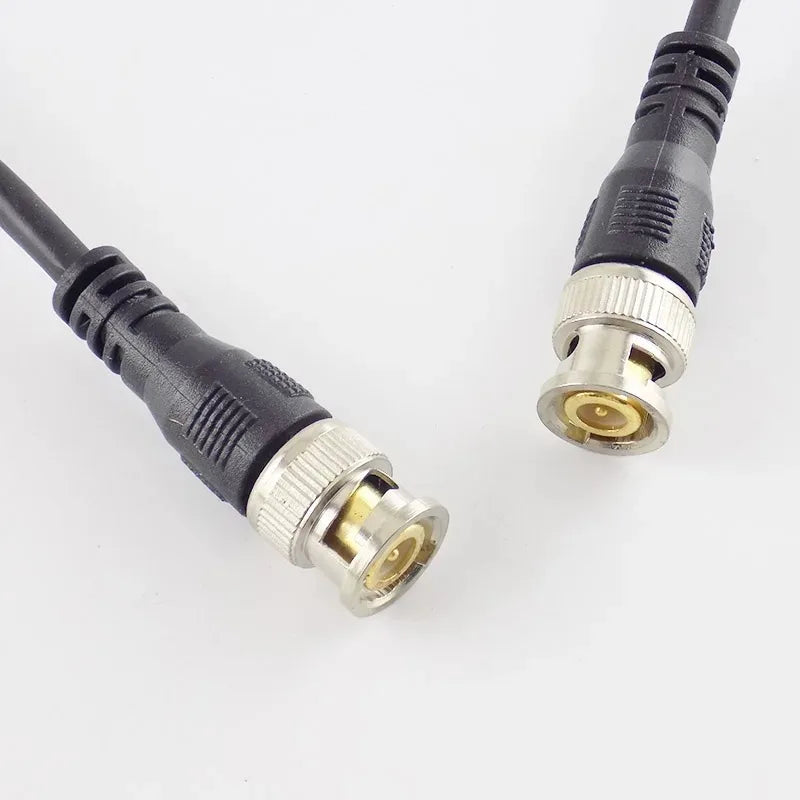 2PCS BNC Jumper Q9 Male to Male SDI Cable SYV-75-3-5 for Security Camera Video Signal Connection Qme