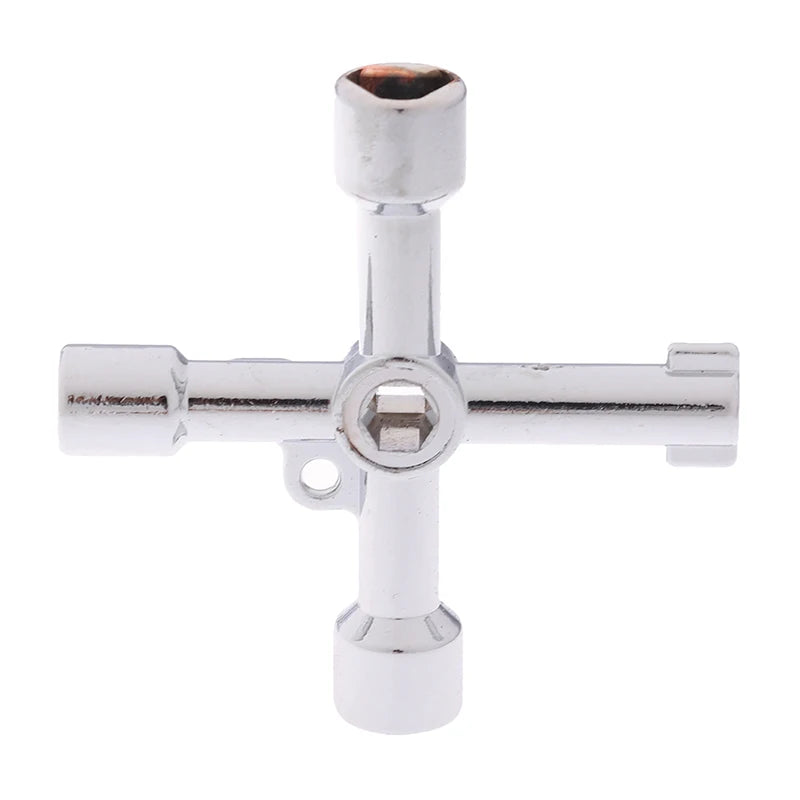 .4 Way Utility Key for Electric Water Gas Meter Box Cupboard Cabinet Opening Key. Qme