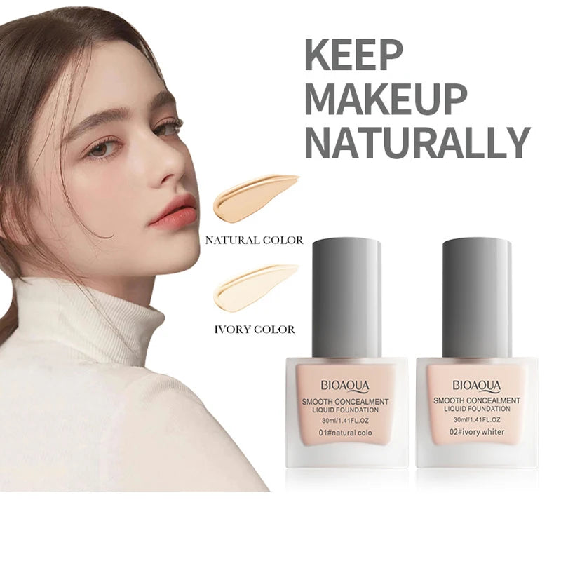Smooth Concealing Liquid Foundation Natural-looking Bb Cream Flawless Qme