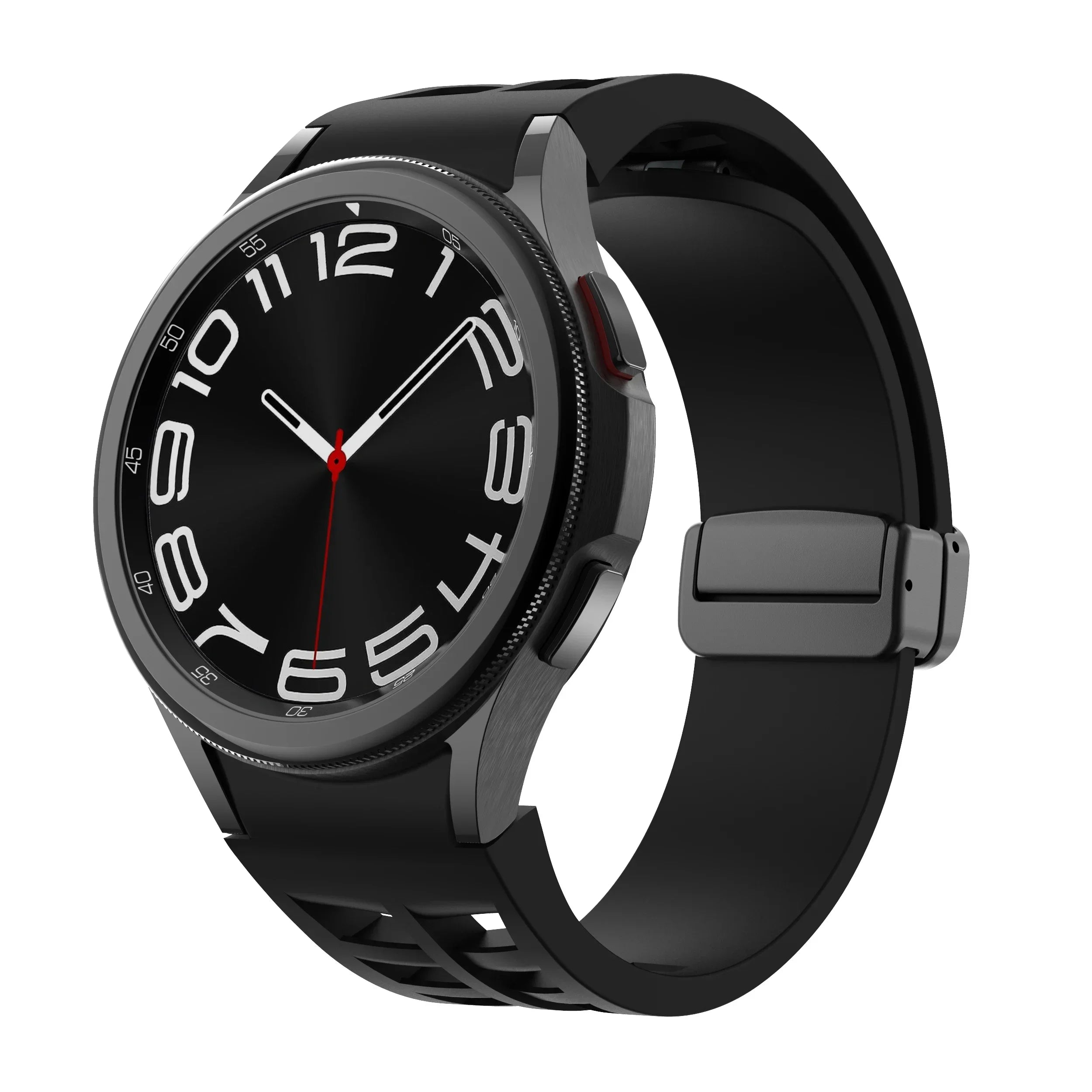 Magnetic Silicone Band Samsung Galaxy Watch 6 Classic 43 4 42 5 No