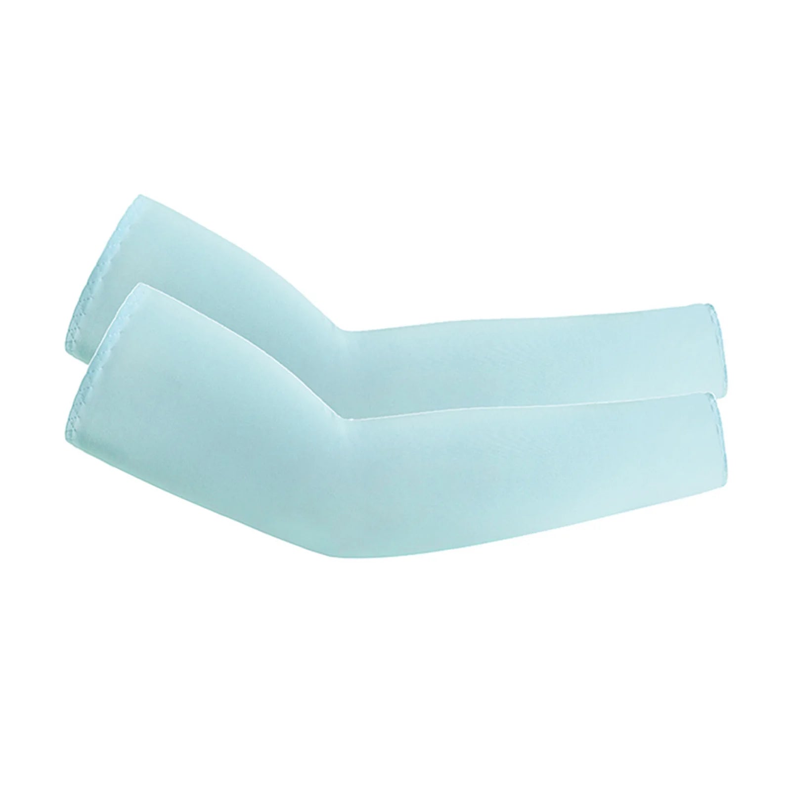 Lightweight Summer Sun-protective Sleeves for Outdoor Sports Cycling Hiking Solid Color Breathable Ice Sleeves Fishing Sleeves Qme Sky Blue One Size