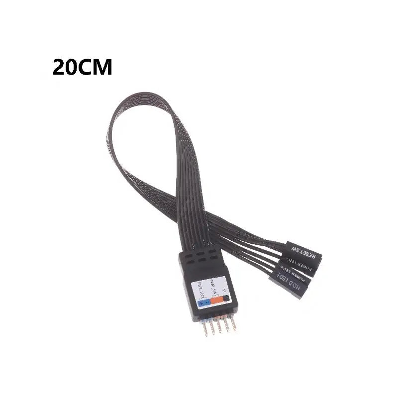 Flexible 9Pin Motherboard Header Extension Cable 20 30 Flat Design Qme 20cm