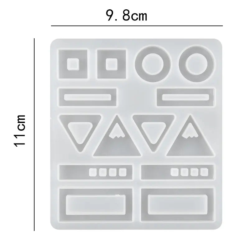 30 Styles Silicone Earring Pendant Silicone Resin Molds Jewelry Making Casting Mold for DIY UV Resin Epoxy Charms Craft Handmade Qme Style 23