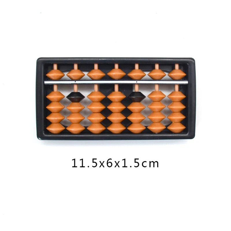 7 9 11 13 15 17 Digit Rods Standard Abacus Brown Bead Soroban Qme A1
