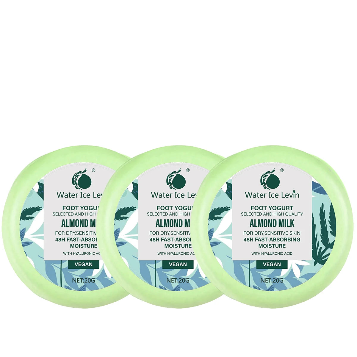 Ice Soothing Foot Care Cream, Menthol Cooling, Collagen Deep Moisturizing, Vitamin Antioxidant Qme Dark Brown 20g
